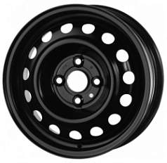 Диск R15 5x100 6J ET38 D57,1 Magnetto 15007 VW Polo Черный