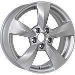 Диски KDW R15 5x100 6J ET38 D57,1 KDW KD1543 (15 Rapid NH) (КС700) Silver Painted