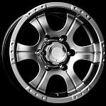 Диски K&K R16 6x139,7 8J ET0 D108,5 K&K Байконур (КС562) дарк платинум