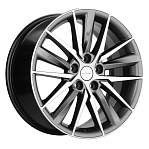 R18 5x112 8J ET48 D57,1 Khomen KHW1807 (VW Passat) Gray-FP