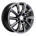 Диски Khomen R15 5x105 6J ET39 D56,6 Khomen KHW1507 (Chevrolet Aveo) Gray-FP