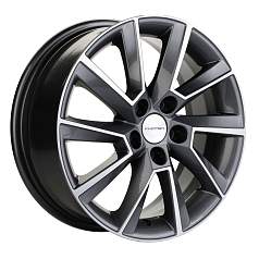 Диск R15 5x105 6J ET39 D56,6 Khomen KHW1507 (Chevrolet Aveo) Gray-FP