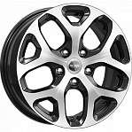Диски K&K R16 5x112 6,5J ET46 D57,1 K&K КС869 (ZV 16_VW Passat) Алмаз чёрный 