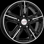 Диски K&K R15 5x114,3 6J ET44 D67,1 K&K Trinity (КС615) Алмаз черный Оригинал