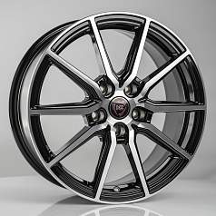 Диск R16 5x112 6,5J ET33 D57,1 NZ Wheels R-03 BKF