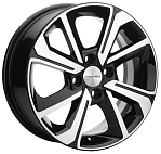 Диски Khomen R15 4x100 6J ET50 D60,1 Khomen KHW1501 (Lada Vesta) Black-FP