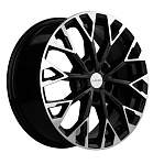 Диски Khomen R17 5x114,3 7J ET35 D66,1 Khomen KHW1718 (Nissan Juke F16 [19..24 ) Black-FP