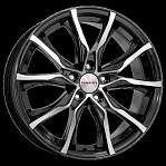 Диски K&K R17 5x100 7,5J ET45 D56,1 K&K Твист (КС697M) алмаз чёрный