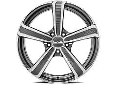 Диск R20 5x112 9,5J ET52 D79 OZ Montecarlo HLT Matt Dark Graphite Diamond Cut