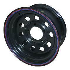 Диск R15 5x139,7 8J ET-24 D110 OFF-ROAD Wheels Диск усиленный УАЗ стальной Black