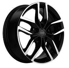 Диск R17 5x114,3 6,5J ET37 D66,5 Khomen KHW1708 (ZV 17_Haval Jolion) Black-FP