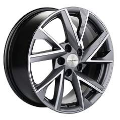 Диск R17 5x108 7J ET40 D60,1 Khomen KHW1714 (ZV 17_Chery tigo 7pro) Gray-FP