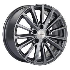 Диск R16 5x112 6,5J ET39,5 D66,6 Khomen KHW1611 ( 16_ZV Actyon) Gray