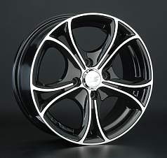 Диск R17 5x114,3 7,5J ET45 D73,1 LS Wheels 393 BKF