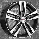 Диски K&K R16 5x114,3 6,5J ET45 D66,1 К&К Rassvet (КС868) Алмаз-черный SK
