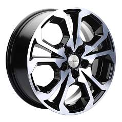Диск R17 5x114,3 6,5J ET37 D66,5 Khomen KHW1711 (ZV 17_Haval Jolion) Black-FP