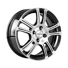Диск R17 4x100 6,5J ET41 D60,1 Carwel Виви 199 SB