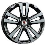 R17 4x100 6,5J ET43 D60,1 RepliKey Vesta SW Cross (239) BK/FP