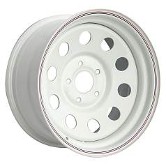 Диск R16 5x165,1 8J ET-24 D125 OFF-ROAD Wheels Диск усиленный Land Rover стальной White