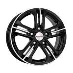 Диски K&K R15 5x100 6J ET38 D57,1 K&K Trinity оригинал (КС615) алмаз черный 