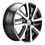 Диски Khomen R16 4x100 6J ET50 D60,1 Khomen KHW1609 (16_Vesta/Largus) Black-FP