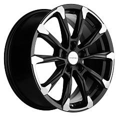 Диск R18 5x114,3 7,5J ET50 D66,1 Khomen KHW1808 ( 18_ZV Murano) Black-FP