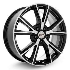 Диск R18 5x100 7,5J ET38 D67,1 X'trike X-122 BK/FP