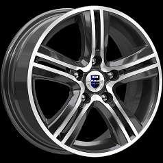 Диск R18 5x120 8J ET30 D72,6 К&К Борэй (КС901-03) алмаз черный