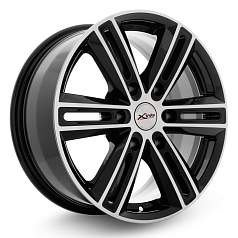Диск R17 6x139,7 7,5J ET25 D106,1 X'Trike X-124 BK/FP