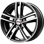 Диски iFree R16 5x112 6,5J ET46 57,1 iFree Катар Блэк Джек