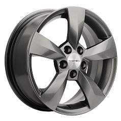 Диск R15 5x100 6J ET43 D57,1 Khomen KHW1504 (Skoda Fabia) G-Silver