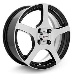 Диск R15 4x100 6J ET38 D67,1 X'trike X-118 BK/FP
