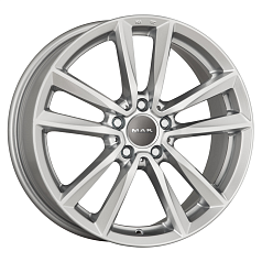 Диск R18 5x112 8J ET45 D66,6 MAK Bremen Silver