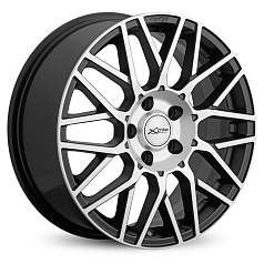 Диск R17 4x100 7J ET37 D60,1 X'trike X-131 BKM/FP