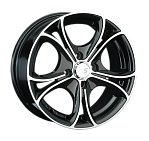 Диски LS Wheels R17 5x112 7,5J ET45 D57,1 LS Wheels 393 BKF