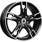 Диски K&K R17 5x105 7J ET40 56,6 K&K Солар (КС875) алмаз черный SK