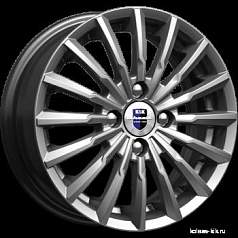 Диск R17 5x114,3 7J ET50 D67,1 K&K Акцент (КС562) Дарк платинум