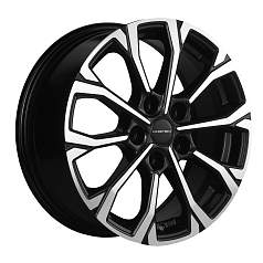 Диск R16 5x112 6,5J ET40 D66,6 Khomen KHW1605 (MB C-Class) Black-FP
