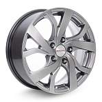Диски Rapid R16 5x108 6,5J ET50 D63,35 Rapid Палермо-оригинал (КС607) Дарк платинум