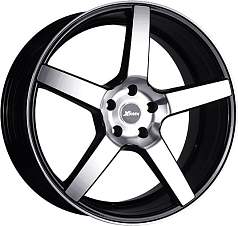 Диск R20 5x120 9,5J ET40 D74,1 X-Race AF-07 BKF