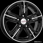 R15 5x114,3 6J ET45 D67,1 K&K Trinity (КС615) алмаз черный
