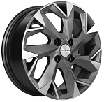 R14 4x100 5,5J ET43 D67,1 Khomen KHW1402 (Solaris/Logan/Rio) Gray-FP