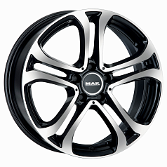 Диск R18 5x112 8J ET48 D66,6 MAK Stuttgart Black Mirror