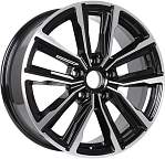 Диски K&K R17 5x114,3 7,5J ET45 D66,1 K&K Лацио Алмаз черный