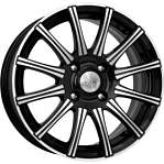 Диски K&K R15 5x105 6J ET39 D56,6 K&K Сиеста (КС474) алмаз черный