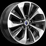 R17 5x114,3 7J ET37 D66,6 К&К Авиор алмаз чёрный