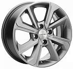 Диски Khomen R15 4x100 6J ET48 D54,1 Khomen KHW1501 (Kia Rio I) G-Silver