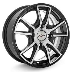 Диск R14 5x114,3 6J ET38 D67,1 X'trike X-104 BK/FP