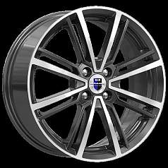 Диск R17 5x112 7J ET49 57,1 K&K Эрфурт (КС898) алмаз черный