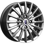 Диски K&K R17 5x100 7J ET48 D56,1 K&K Акцент (КС562) Дарк платинум 